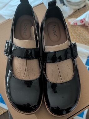 b.o.c. Black Patent Mary Jane School Shoes